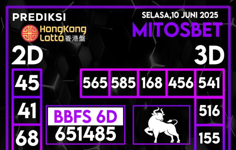 Prediksi HK Hari Ini 10 Juni 2025