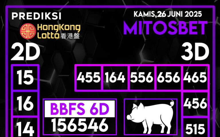 Prediksi HK Hari Ini 26 Juni 2025