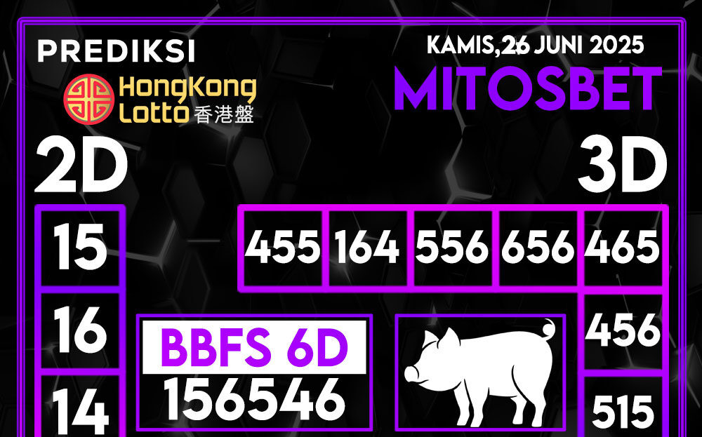 Prediksi HK Hari Ini 26 Juni 2025