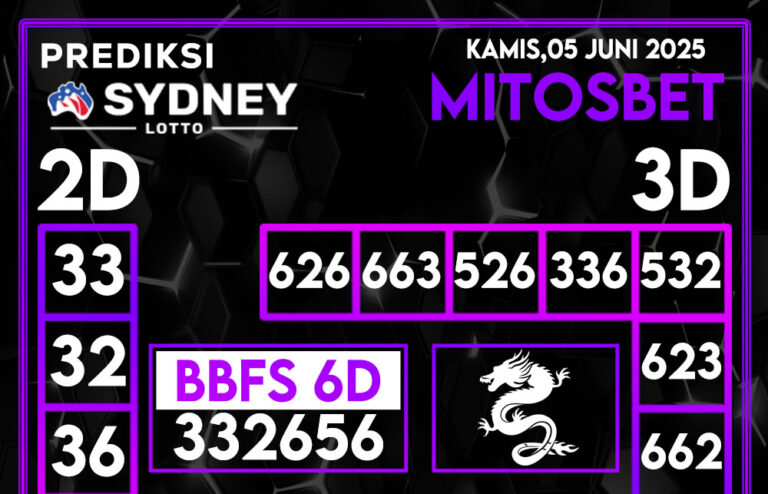 Prediksi SDY Hari Ini 05 Juni 2025