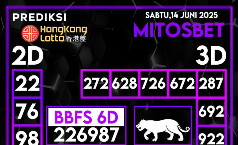 Prediksi HK Hari Ini 14 Juni 2025
