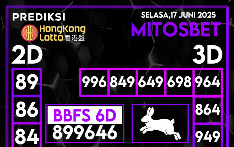 Prediksi HK Hari Ini 17 Juni 2025