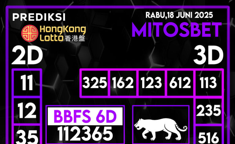 Prediksi HK Hari Ini 18 Juni 2025