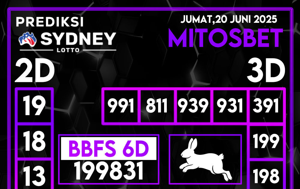prediksi SDY hari ini 20 Juni 2025