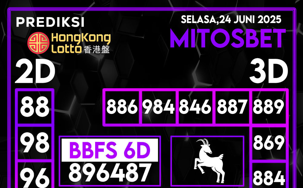 Prediksi HK Hari Ini 24 Juni 2025