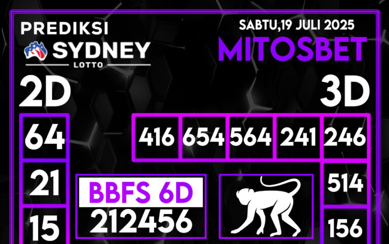 Prediksi SDY Hari Ini 19 Juli 2025