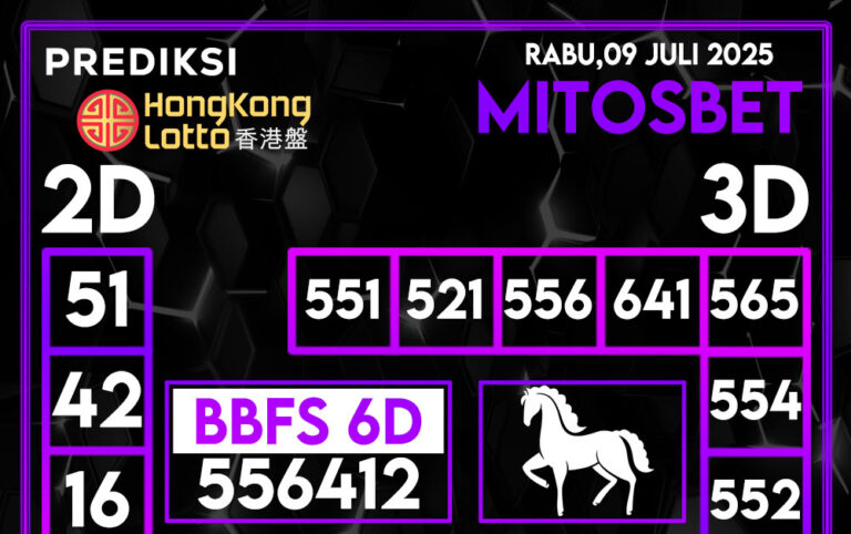 Prediksi HK Hari Ini 09 Juli 2025