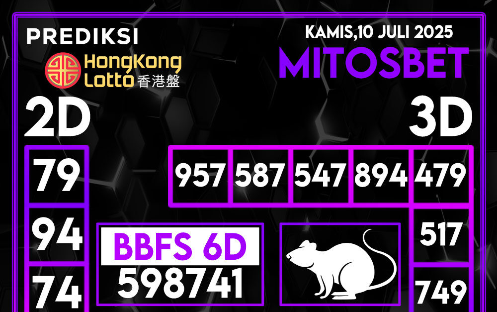 Prediksi HK Hari Ini 10 Juli 2025