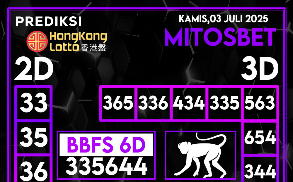 Prediksi HK Hari Ini 03 Juli 2025