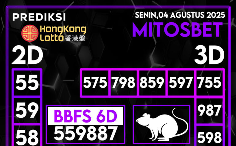 Prediksi HK Hari Ini 04 Agustus 2025