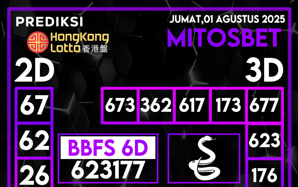 Prediksi HK Hari Ini 01 Agustus 2025