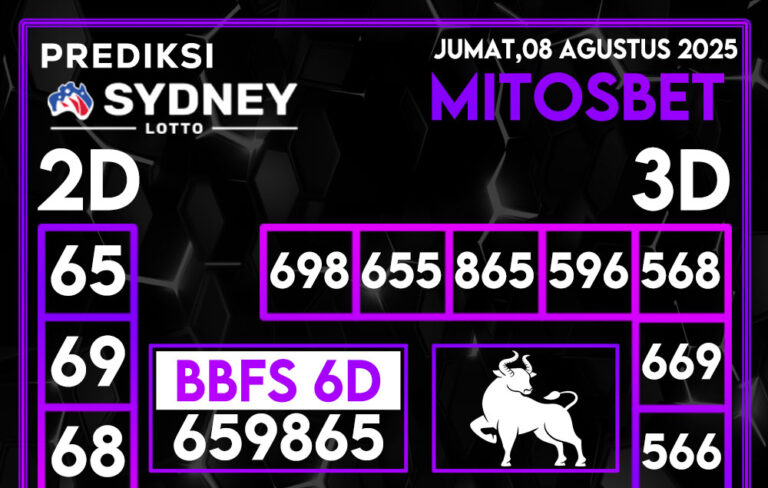 Prediksi SDY Hari Ini 08 Agustus 2025